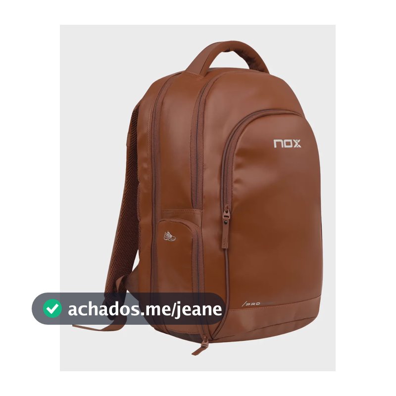 Nova Mochila Raqueteira Pro Series | Nox - Marrom Marrom