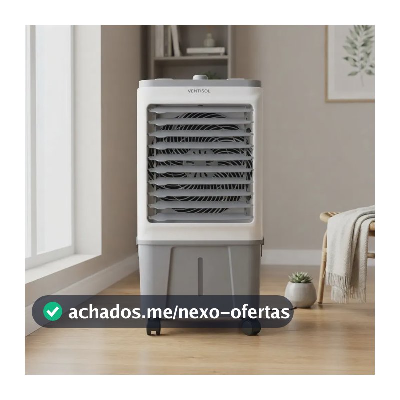 Climatizador Ar Frio Portátil Evaporativo 16 Litros Umidificador Ventisol Clin 16