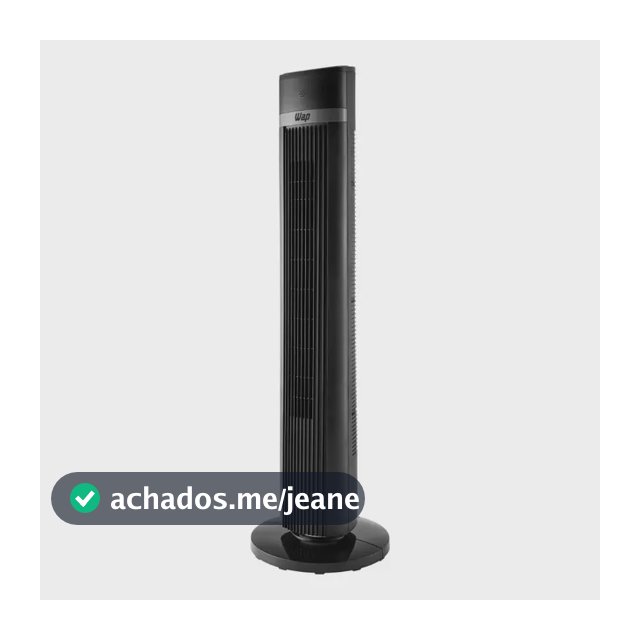 Ventilador de Torre WAP Air Silence com Ajuste de 4 Velocidades