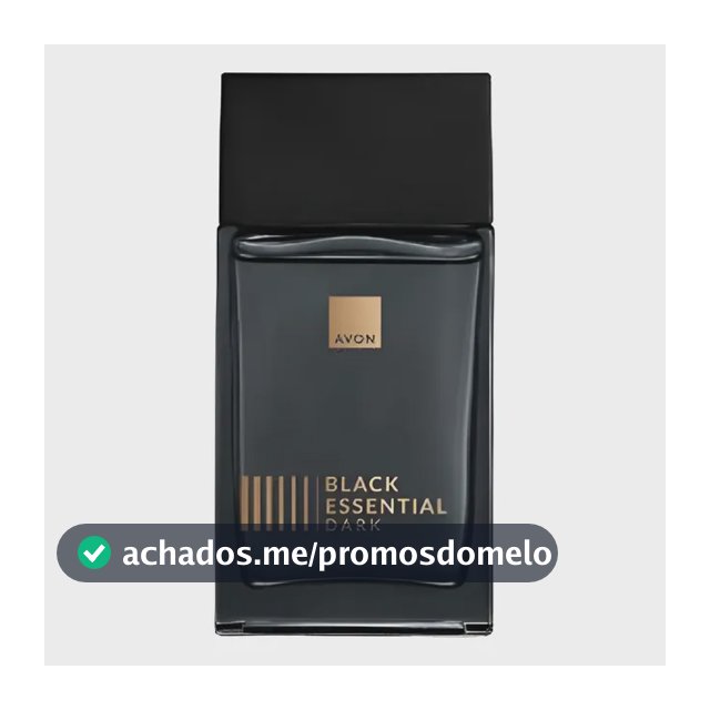Deo Colônia Avon Black Essential Dark 100 Ml