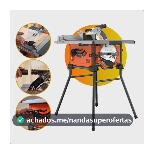 Serra De Mesa Bancada Circular 1800w Máquina 10 Polegadas