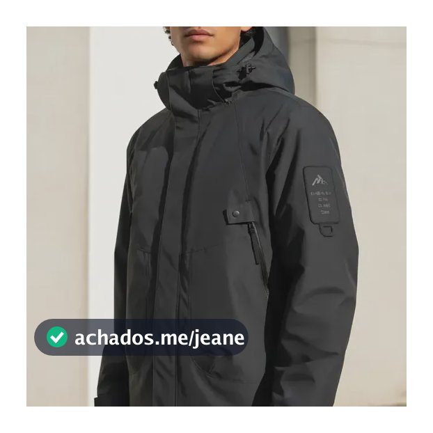 Jaqueta Impermeável Primavera Outono Casaco Moda Masculina