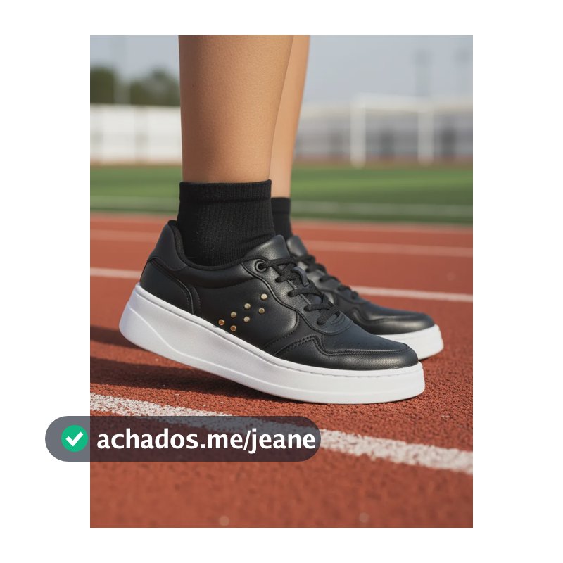 Tenis Modare Feminino 7402-111 Preto Lisa 36 Br