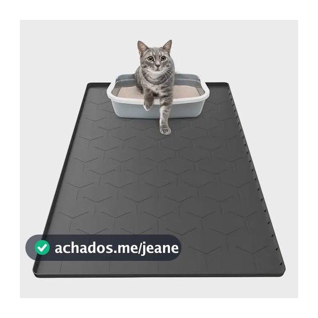 8862cm Borda Alta Fácil Limpar Tapete Silicone Gatos/pet