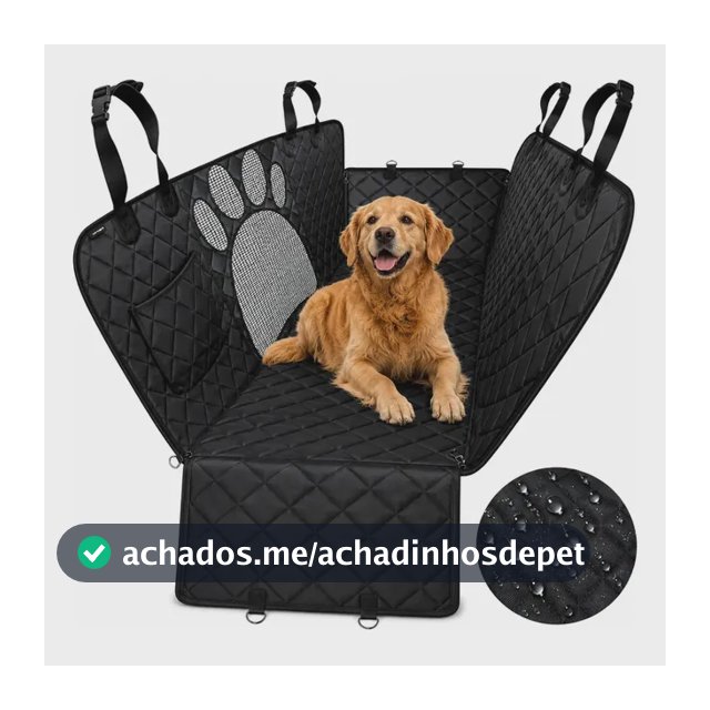 Capa Pet Protetora Banco Carro Com Cinto Para Cães E Gatos Importado Transporte Cachorro