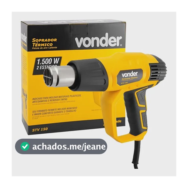 Soprador Térmico Stv150 110v Ou 220v Com 4 Bicos Vonder