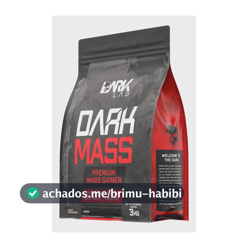 Hipercalorico Dark Mass - 3kg - Dark Lab Sabor Chocolate