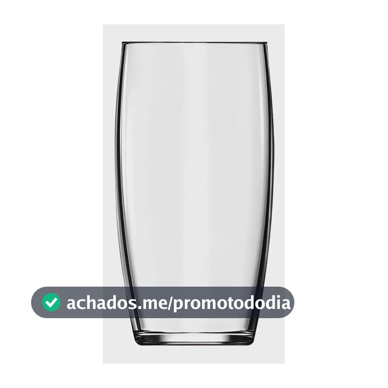 Kit 24 Copos Long Drink Vidro 300ml FMsp Oca Nadir Figueiredo