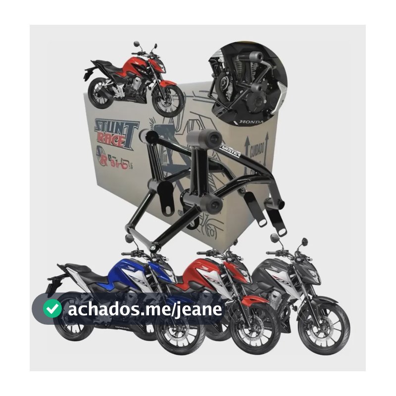 Protetor Motor Carenagem Stunt Race Cb 300 F Twister Todas