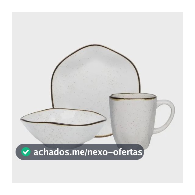 Jogo Lanche 3 Peças Oxford Ryo Maresia