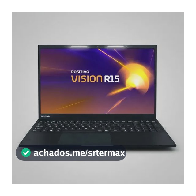 Notebook Positivo Vision R15 Lumina Bar, Amd Ryzen 5 16gb 256gb, Tela 15,6 Full Hd Antirreflexo, Linux - Preto