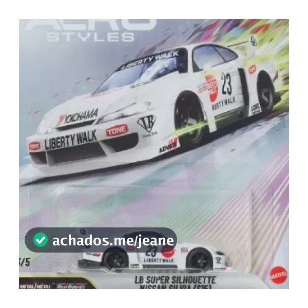 Hot Wheels Premium Lb Super Silhueta Nissan Silvia (s15) Branco