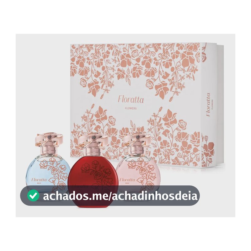 O Boticário Floratta Flowers Kit Presente 3 Itens