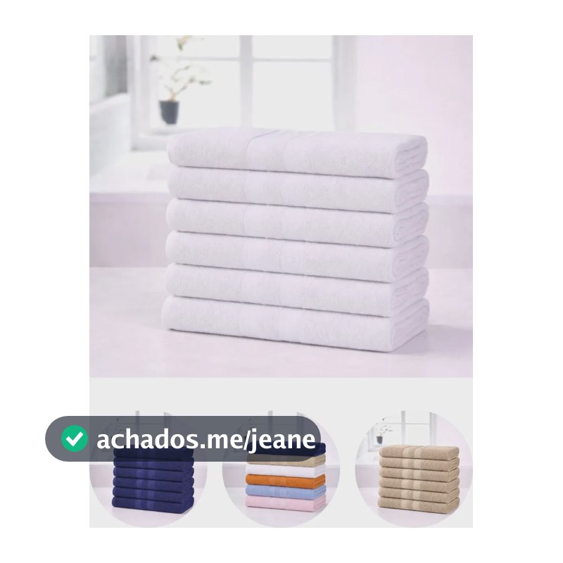 Kit 6 Toalha de Rosto Lisas Algodão Leves Colorida Macias Enxuta Toalha Para Salão Academia Hotel Pousada Clínica Pet Shop Barbearia Lavabo Banheiro Manicure Branco Branca - 44x60 cm - Renova Enxovais