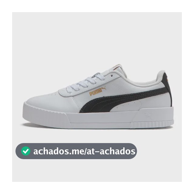 Tênis Carina Feminino Puma Branco E Preto 35 Br