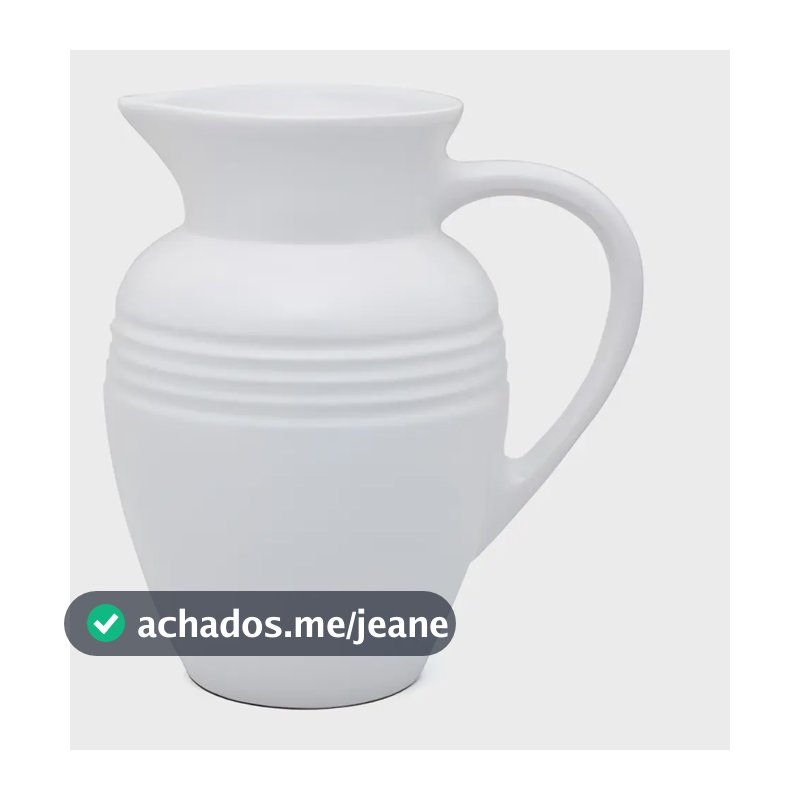 Jarra De Cerâmica 600ml - Oficial Le Creuset - Branca