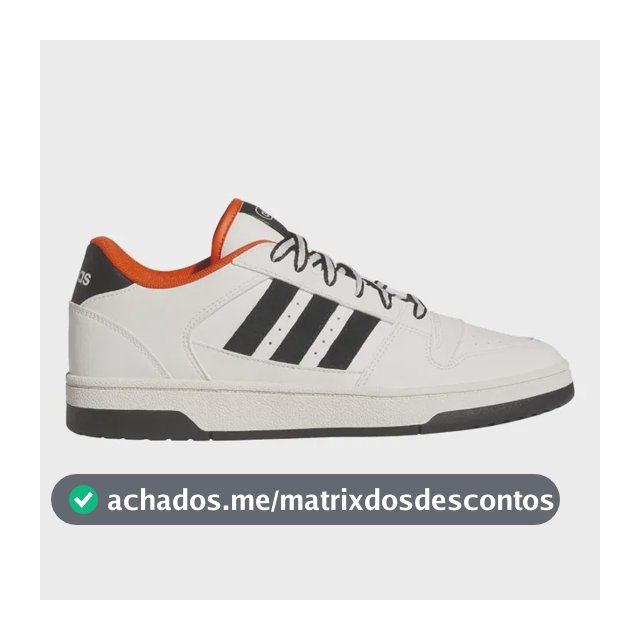 Tênis Masculino Break Start adidas Branco Liso 41 Br