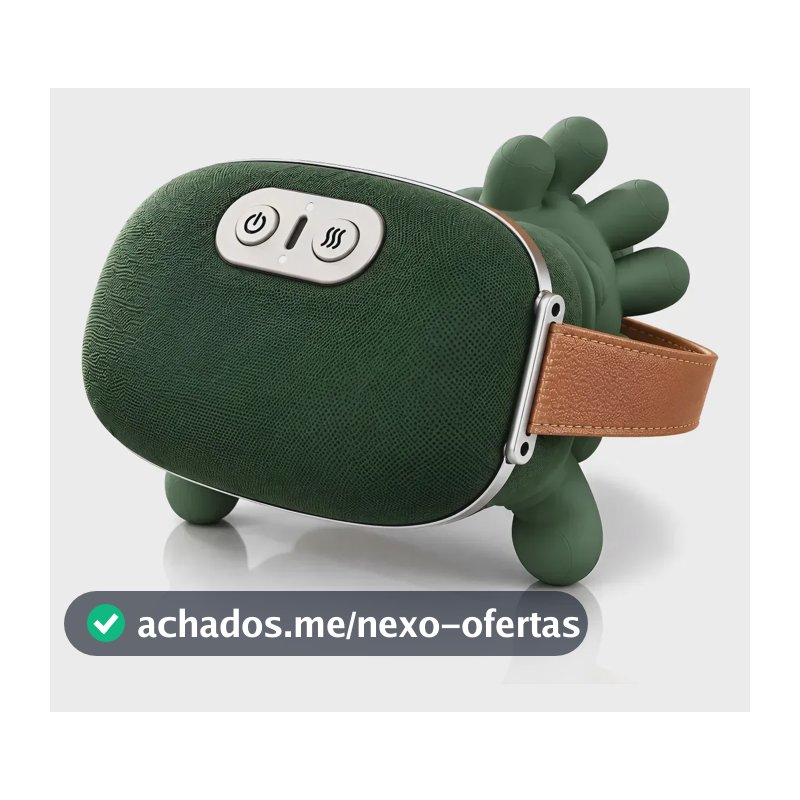 Massageador Pescoço Ombros Lombar Aquecimento 3d Mãozinha