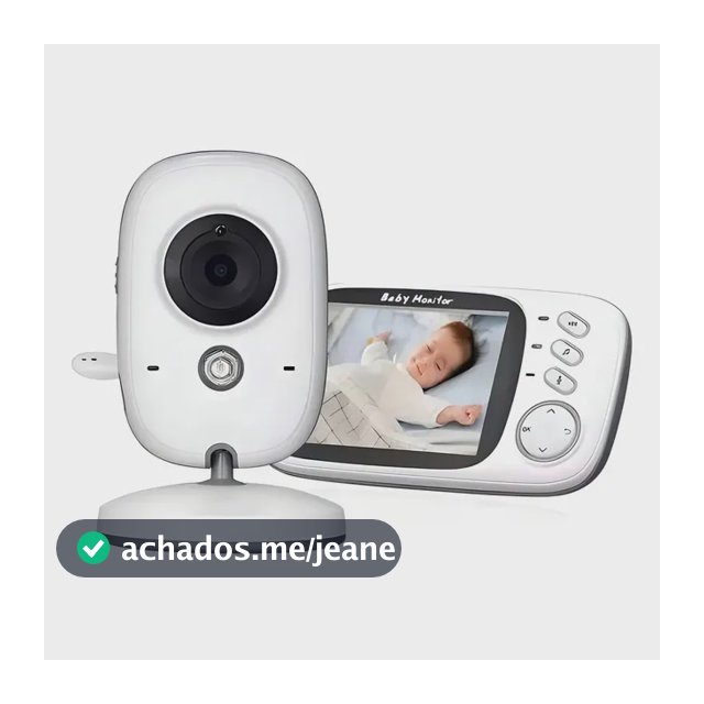 Baba Eletrônica Baby Monitor Visão Noturna Dual Audio Cor Branco G.Eye