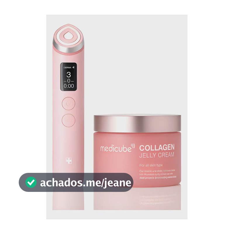 Kit Medicube Ager Booster Pro 6 Em 1 + Collagen Jelly Cream