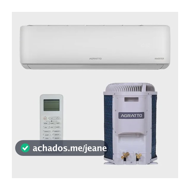 Ar Split Agratto Zen 9.000 Btus Frio Inverter 220v Branco 220v