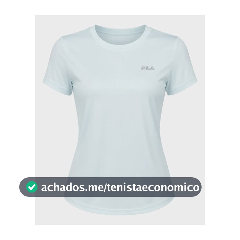 Camiseta Feminina Fila Basic Sports Iii Azul M