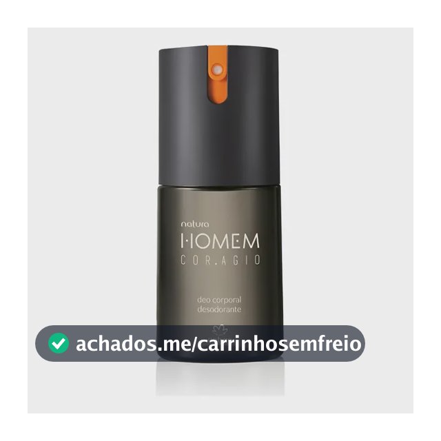 Deo Corporal Natura Homem Coragio 100ml Volume da unidade 100 mL