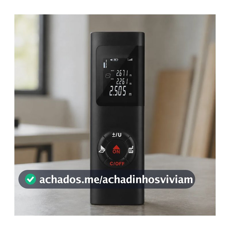 Trena Laser 40m Recarregável Com Cabo Usb Medidor Digital De Distância Área Volume Precisão ±2mm Fácil De Usar Para Obra Reforma Parede Cômodo Altura Mede Sozinho Sem Fita Eletric Teck