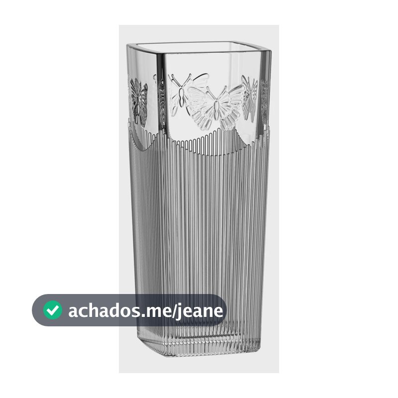 Vaso Cristal Floreiro Flores Plantas Lhermitage Luxo 15cm