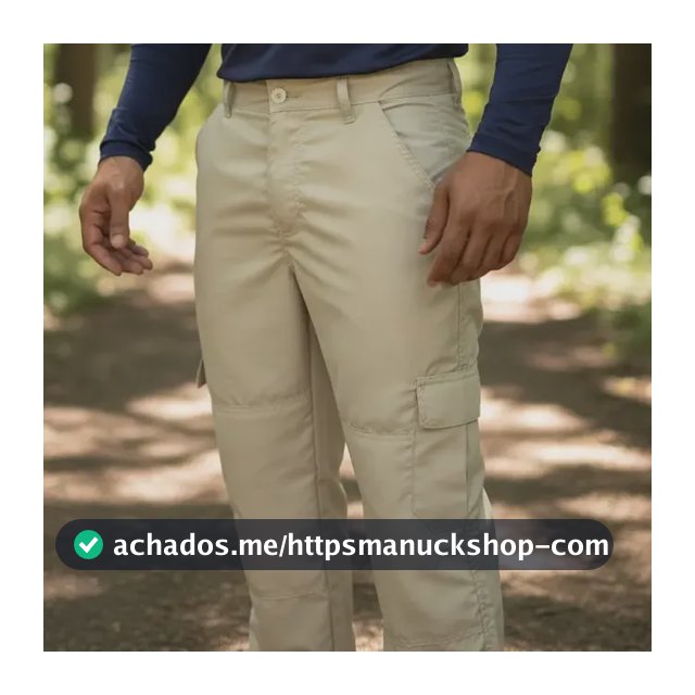 Calça Masculina Polly Rip Stop Tática Militar Reforçada