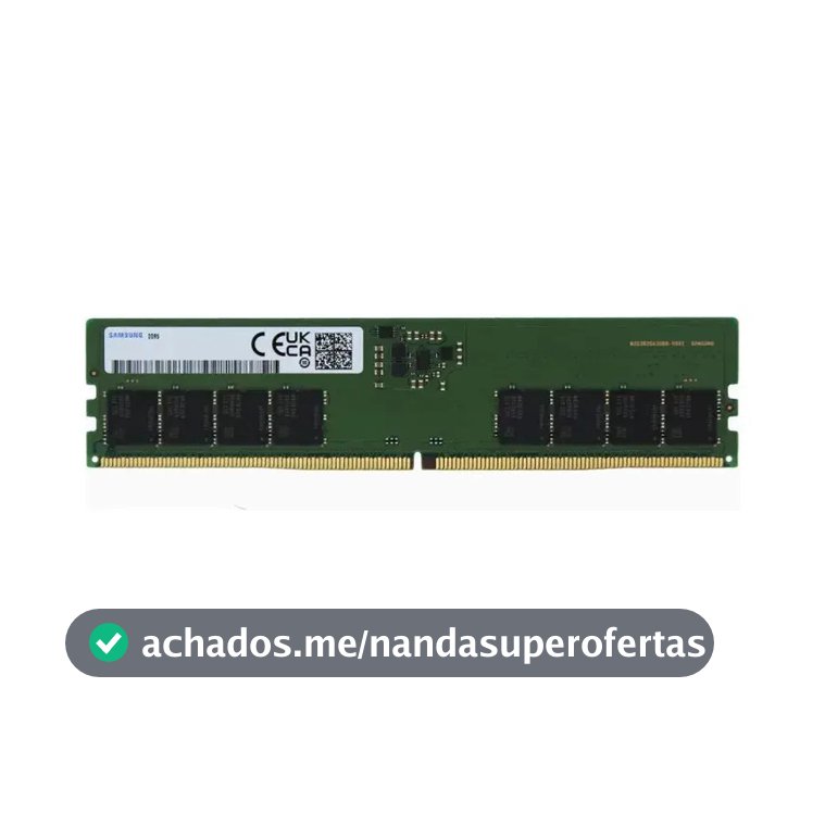 Memória Ram Samsung 16gb, Ddr5, 5600mhz M321r2ga3pb0-cwm