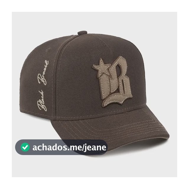 Boné Streetwear Black Brasil Unissex Aba Curva Fechado