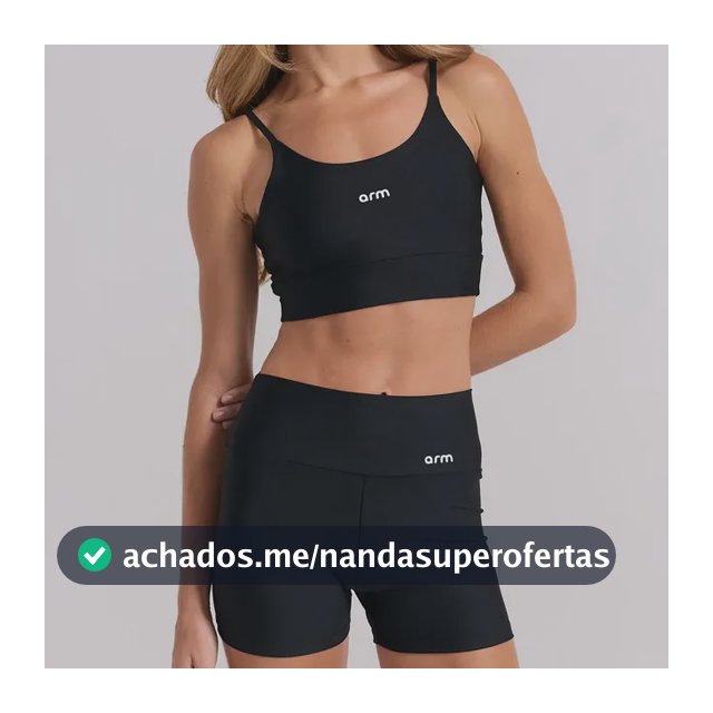 Conjunto Feminino Fitness Compact Top E Short - Arm