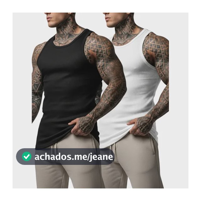 Kit 2 Regata Masculina Modelo Americano Canelada