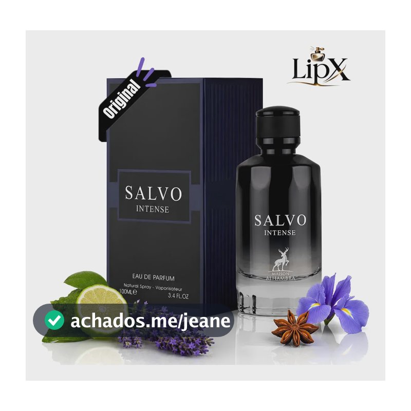 Perfume Arabe Salvo Intense Masculino Maison Alhambra Edp 100ml com Nf Lipx