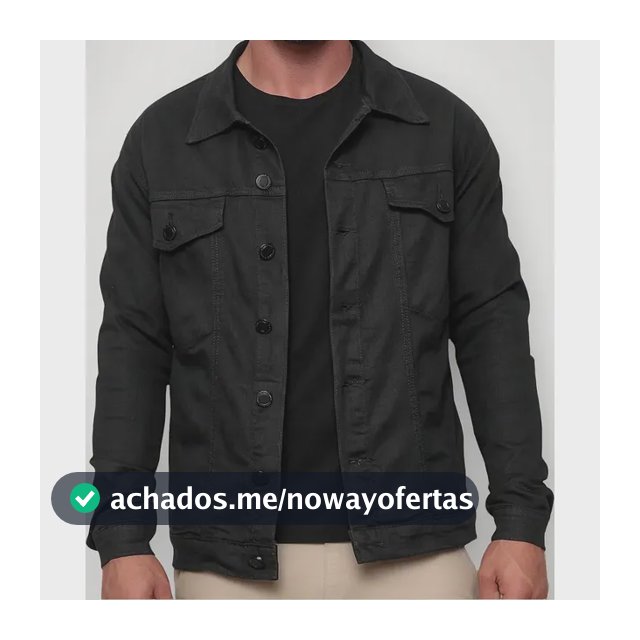 Jaqueta Masculina Sarja Jeans Slim Cores Clássicas Premium