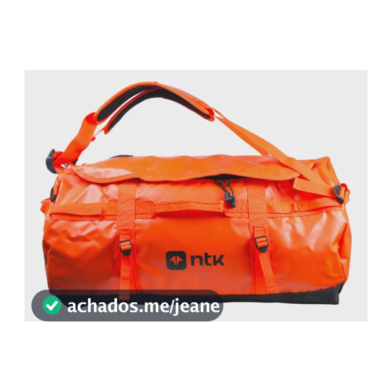Mochila Duffle Bag Ntk Para Viagens 70 Litros Cor Laranja