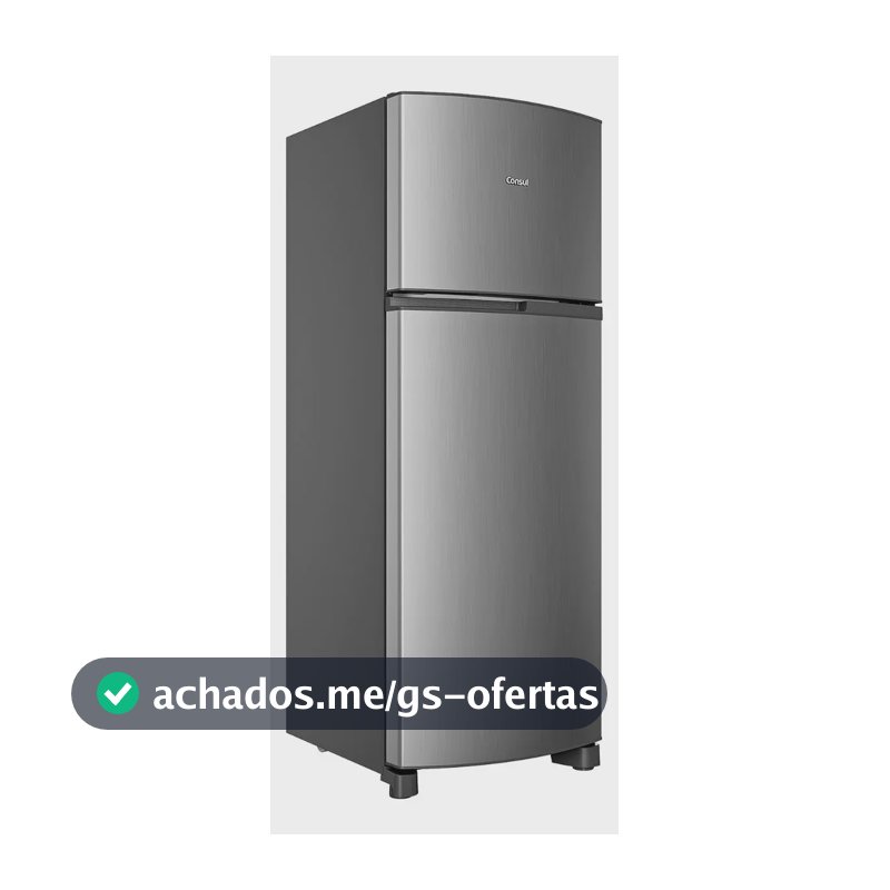Geladeira Consul Frost Free 333 Litros Duplex Inox - CRM40MK
