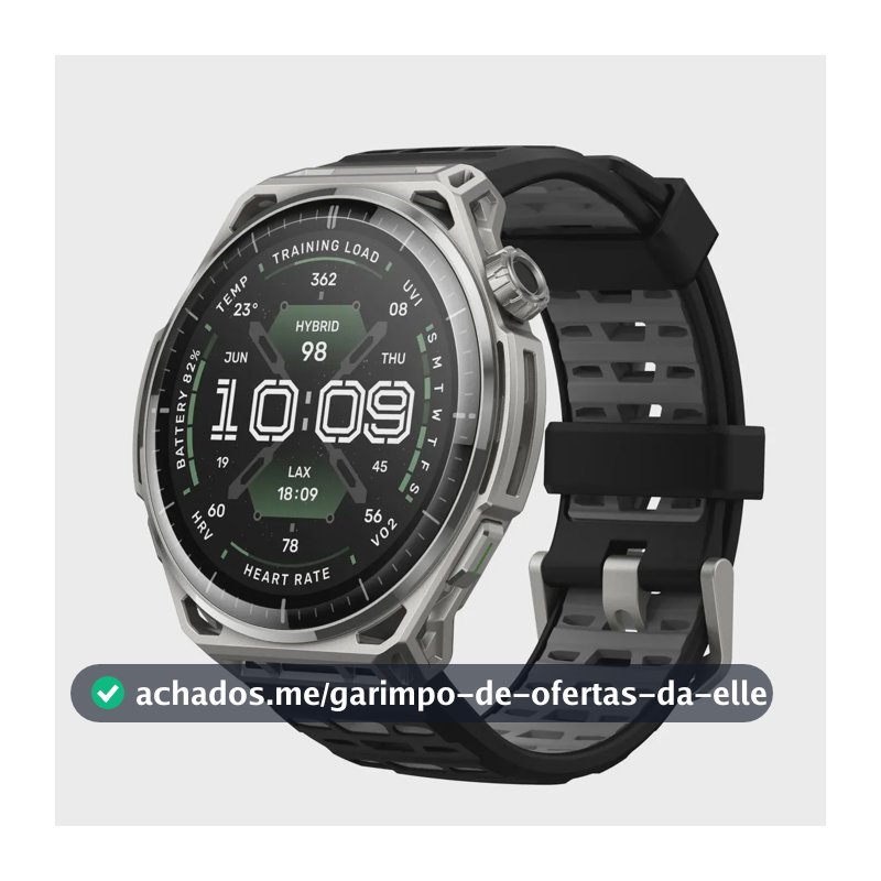 Amazfit Balance 3 Hyrox Amoled De 1,5 - Lançamento 2026 Cinza Mesh Preto