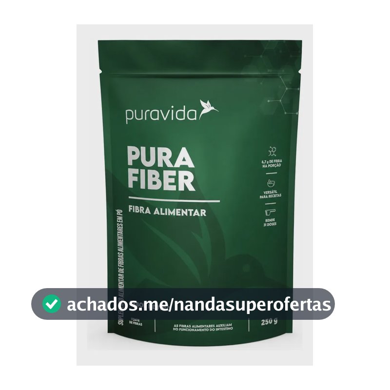 Fibra Alimentar Pura Fiber Puravida 250g