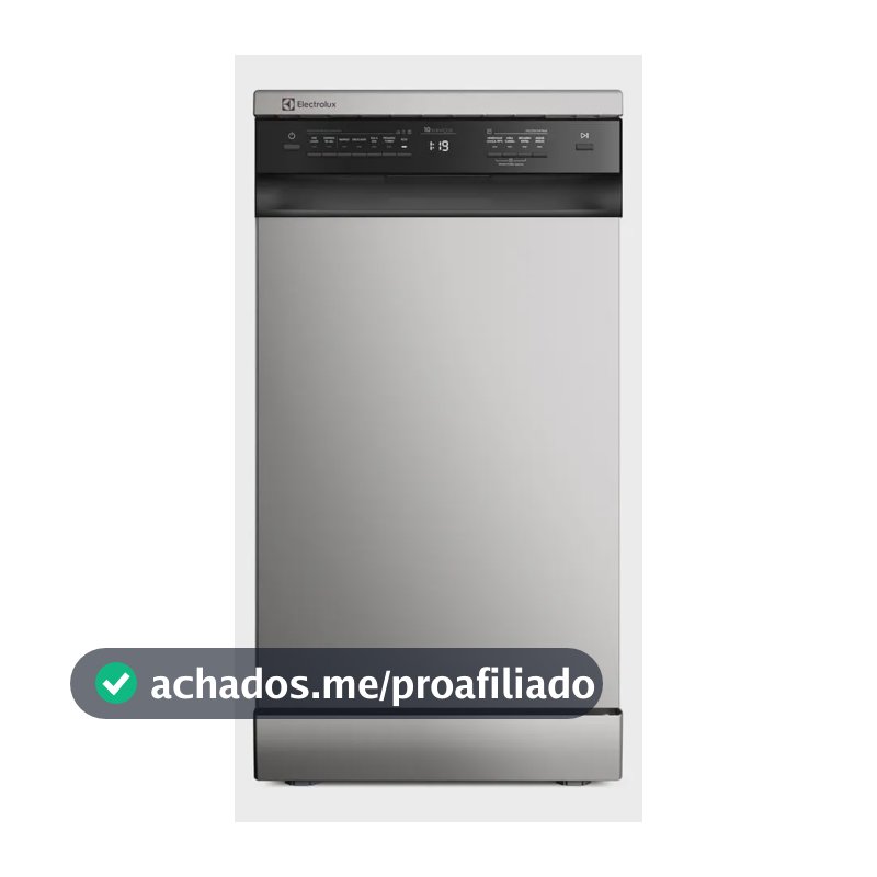 Lava-louça Electrolux 10 Serviços Inox Lava E Seca 50' Ls10e Prateado