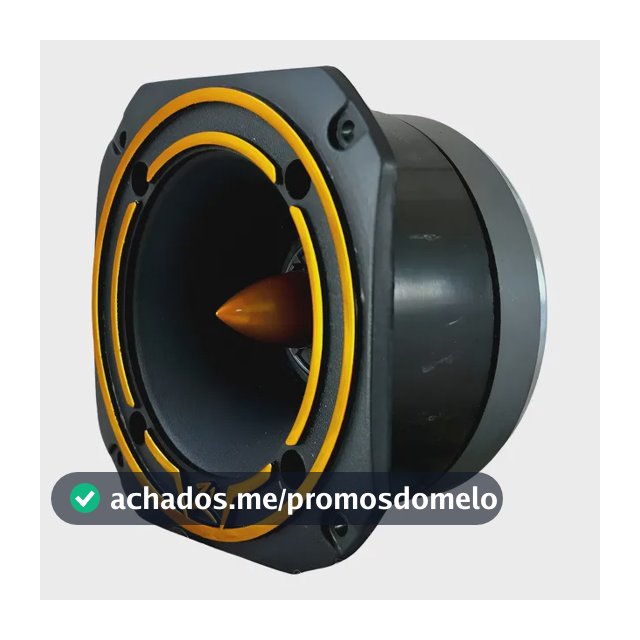 Super Tweeter Driver Zetta Audio Z1 Dtz300 Preto/dourado Preto