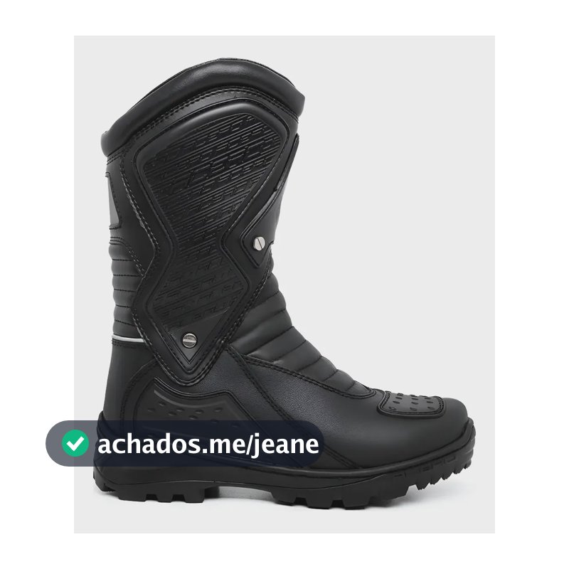 Bota Motociclista Acero Coturno Cano Alto Couro Speed Moto