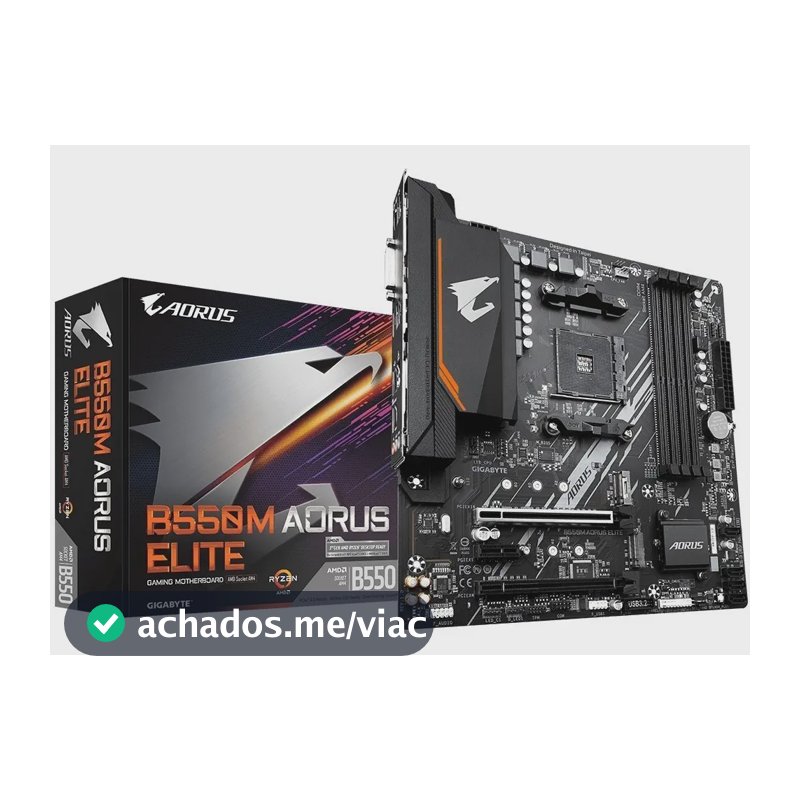 Gigabyte Aorus B550m Aorus Elite Rev. 1.3 Preto