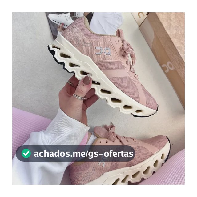Tênis On Running Cloud Unissex Confortável Caminhada Corrida Rosa 37 Br