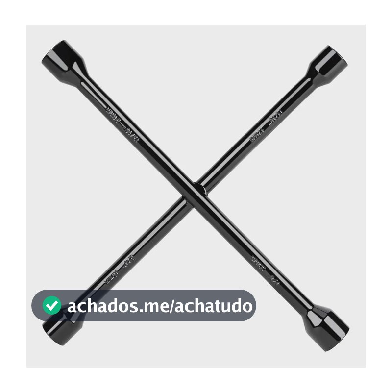 Chave De Roda Cruz Universal Profissional 17-19-21-23mm Aço