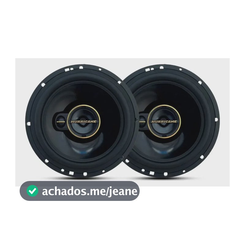 Par De Alto Falante Hurricane Triaxial Aurum A6t 6 Pol 120w RMS 240w max