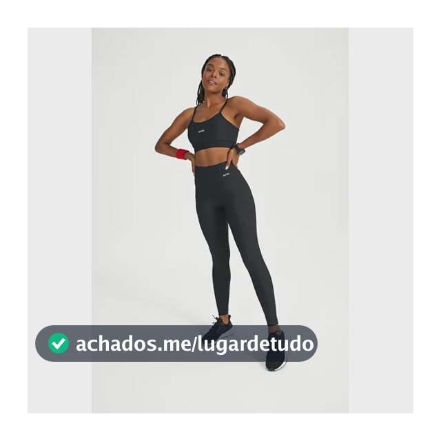Conjunto Fitness Feminino Arm Top E Legging Bolso Lateral