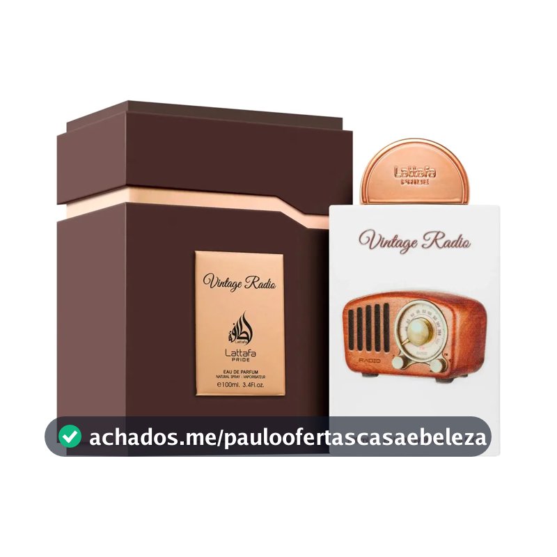 Perfume Vintage Radio Edp Lattafa Pride 100ml