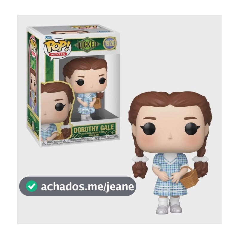 Boneco Funko Pop! Wicked Parte 2 - Dorothy